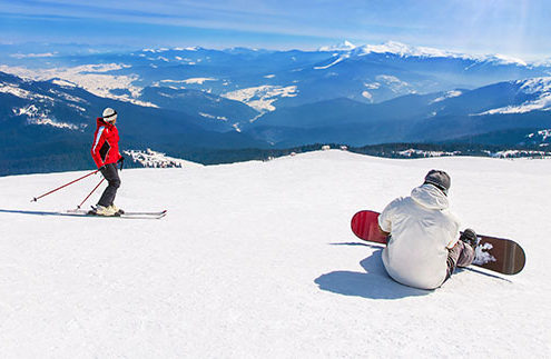 Snowboarder vs skier ankle injuries