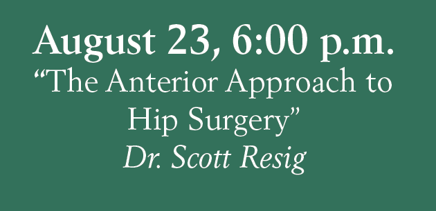 Anterior Hip Surgery lecture